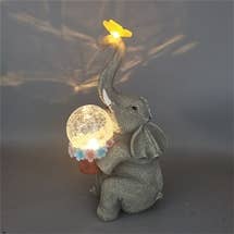 Elephant with Solar Light