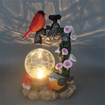 Solar Bird Garden Ornament Light