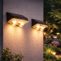 Solar Wall Lights Set of 2